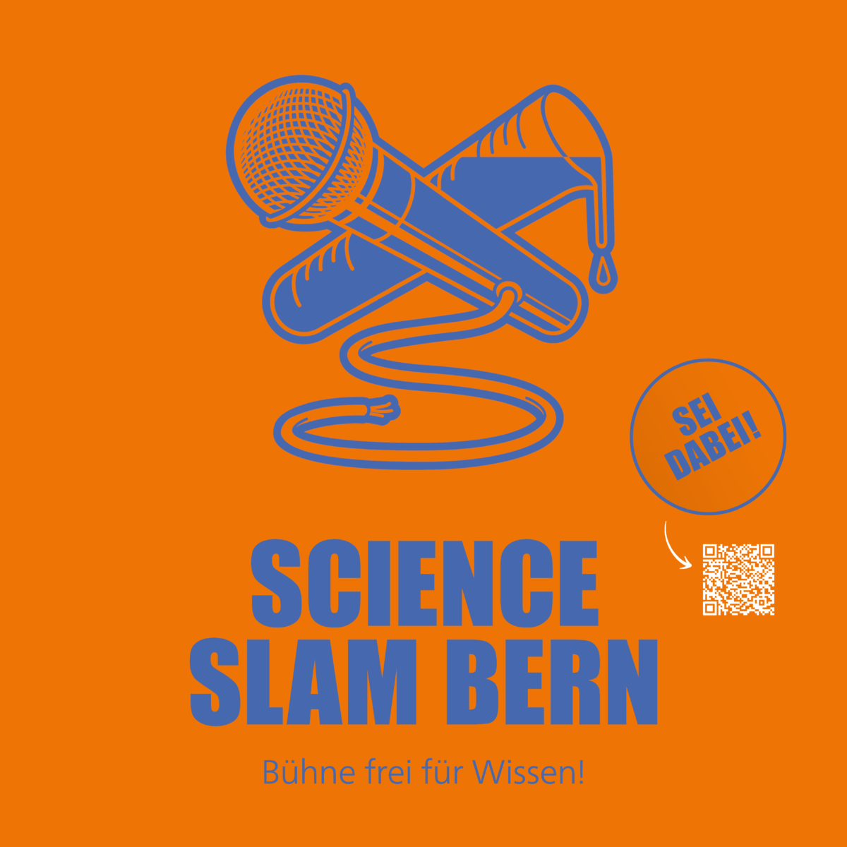 Science Slam Plakat quadrat